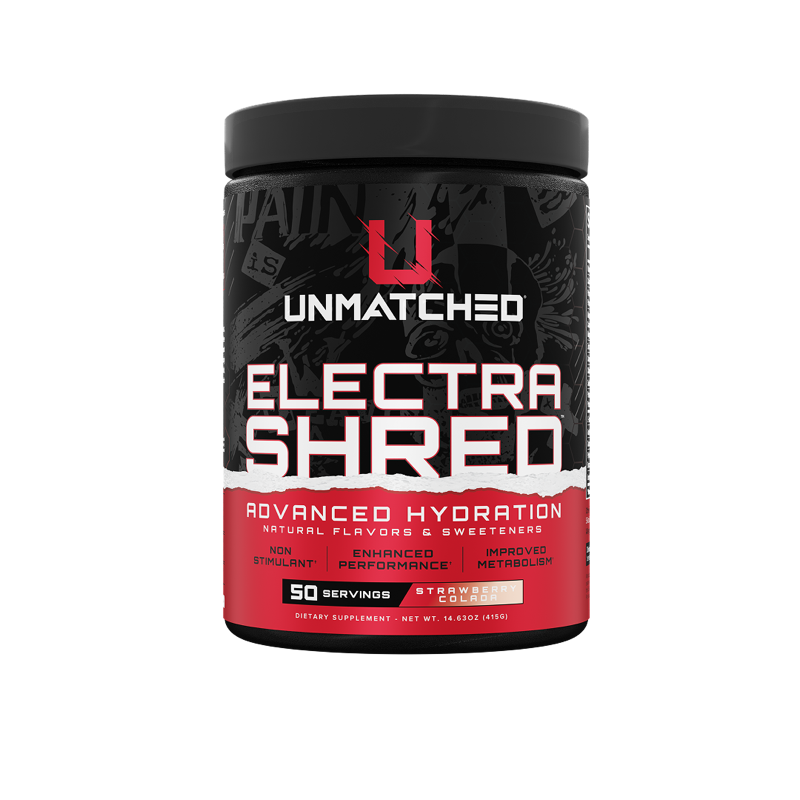 Unmatched Supplements ElectraShred stimulant-free electrolyte and hydration formula