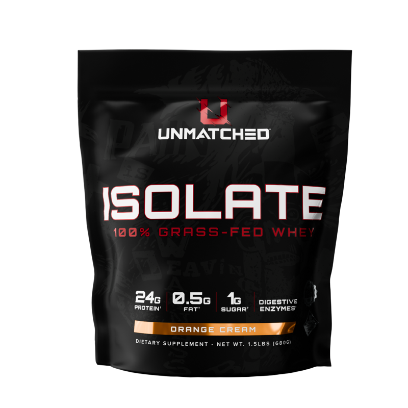 Isolate Protein — Unmatched Supplements — Use Code STEVEN10