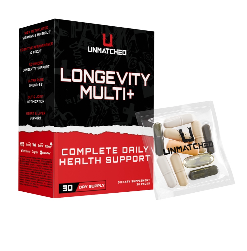 Longevity Multi+ — Unmatched Supplements — Use Code STEVEN10